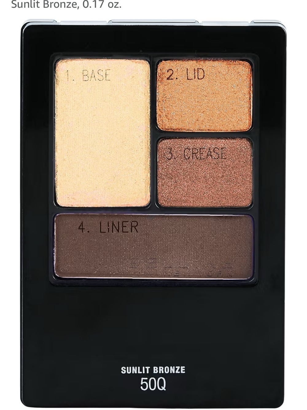 Maybelline Sunlit Bronze Eyeshadow Palette — Gold, Copper, Bronze, Brown